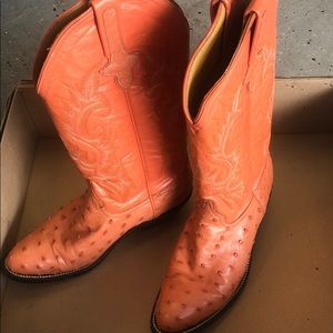 Tangerine Orange Boots